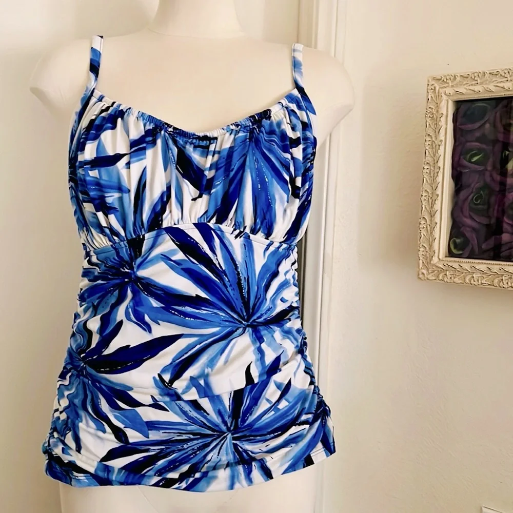 Tankini / Flattering Design In Blues - Picture 10 of 10